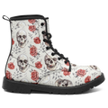 N | city strider boots | skull and roses pattern - Arcadia Apparel