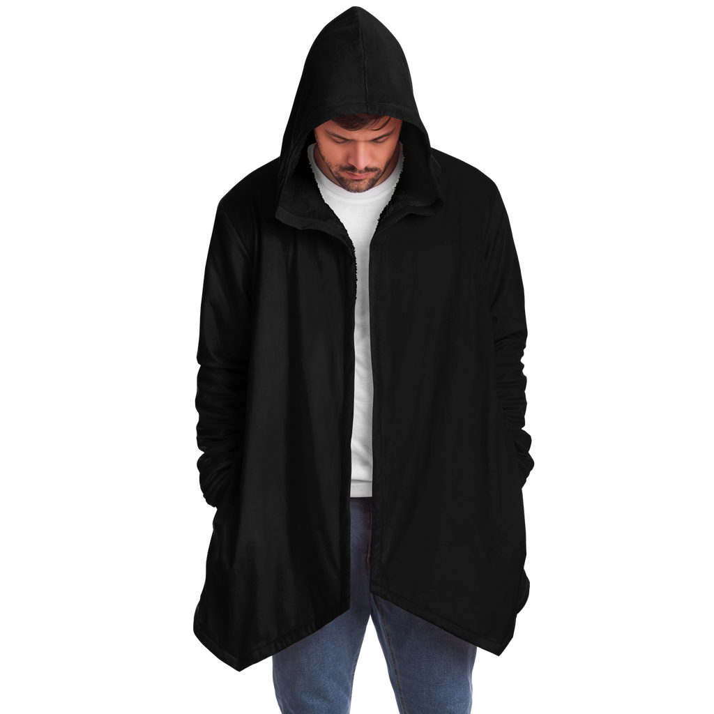 MEN'S MICROFLEECE CLOAK | black