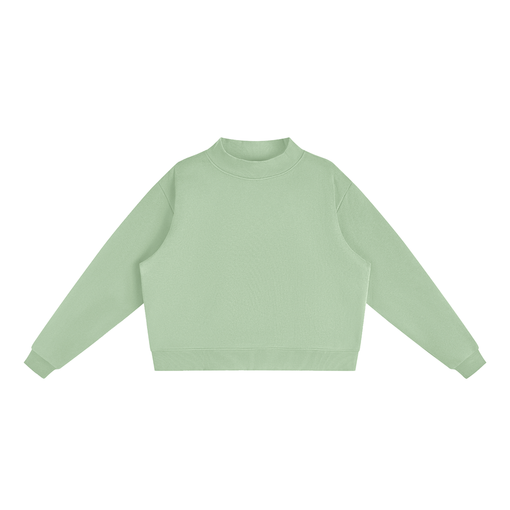 all,arcaprl,womens,womans,women,woman,W,essential,fleece,mock,neck,crew,sweatshirt,upper,body,upperbody