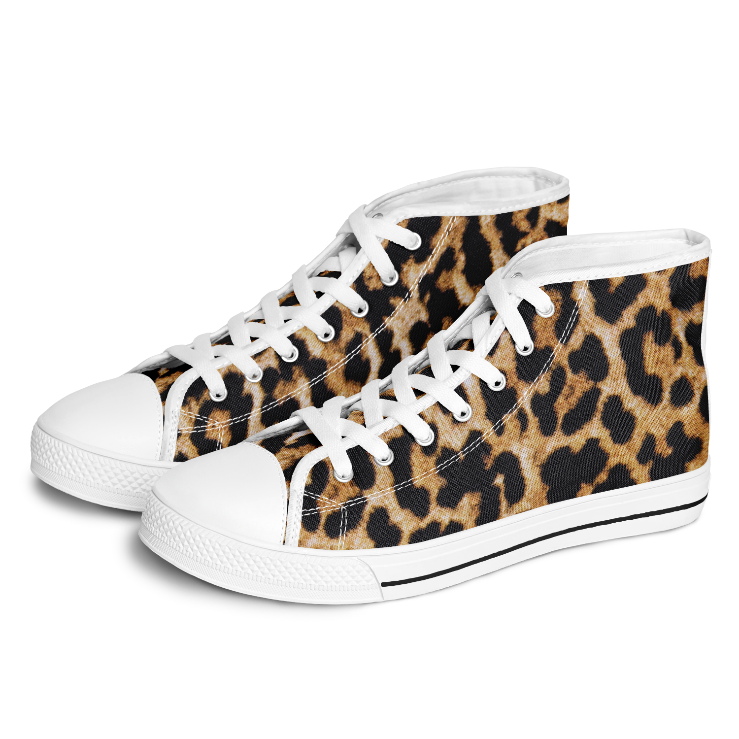 SNE4K | high top | leopard print | white details