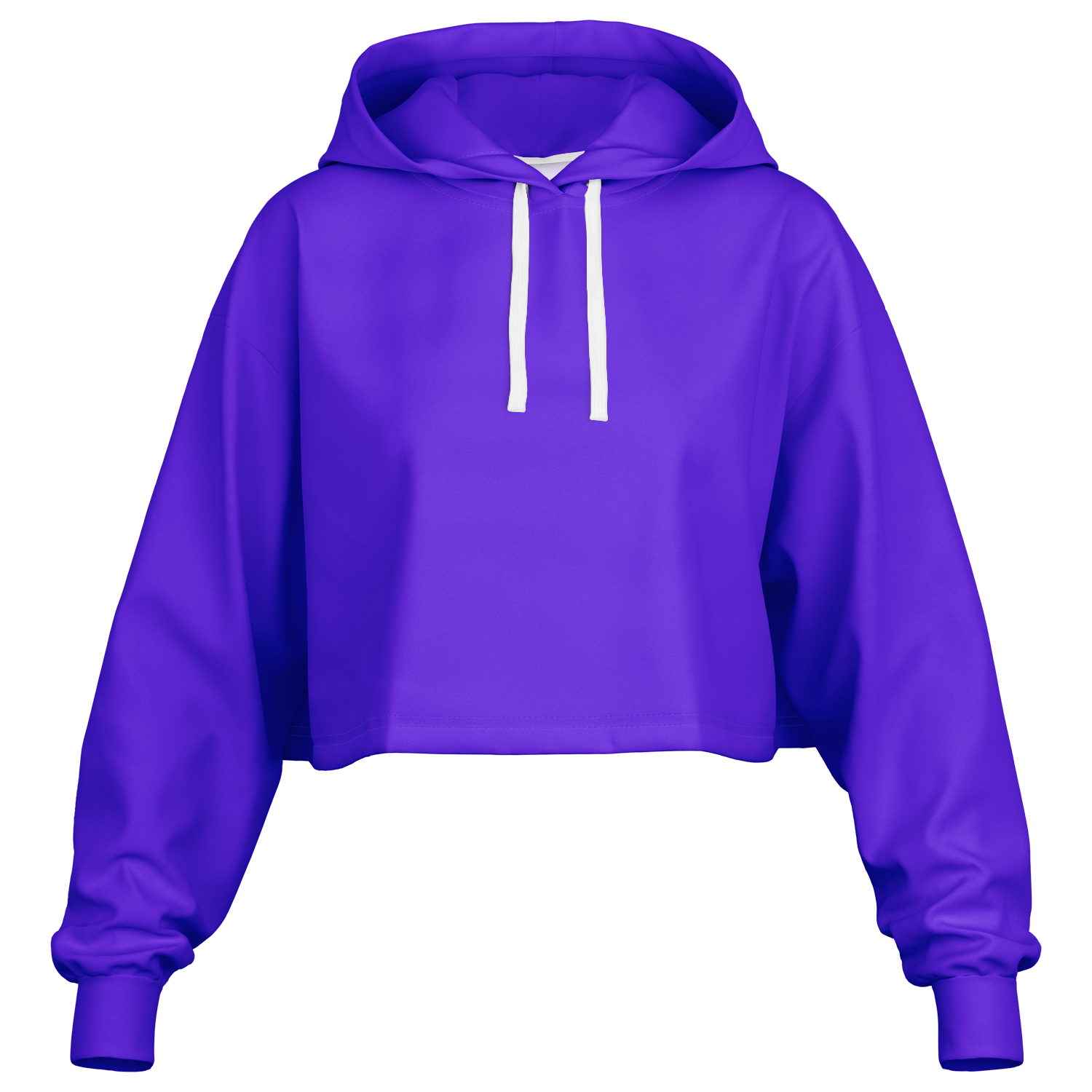 WOMEN'S SUMMIT CROPPED HOODIE | violet