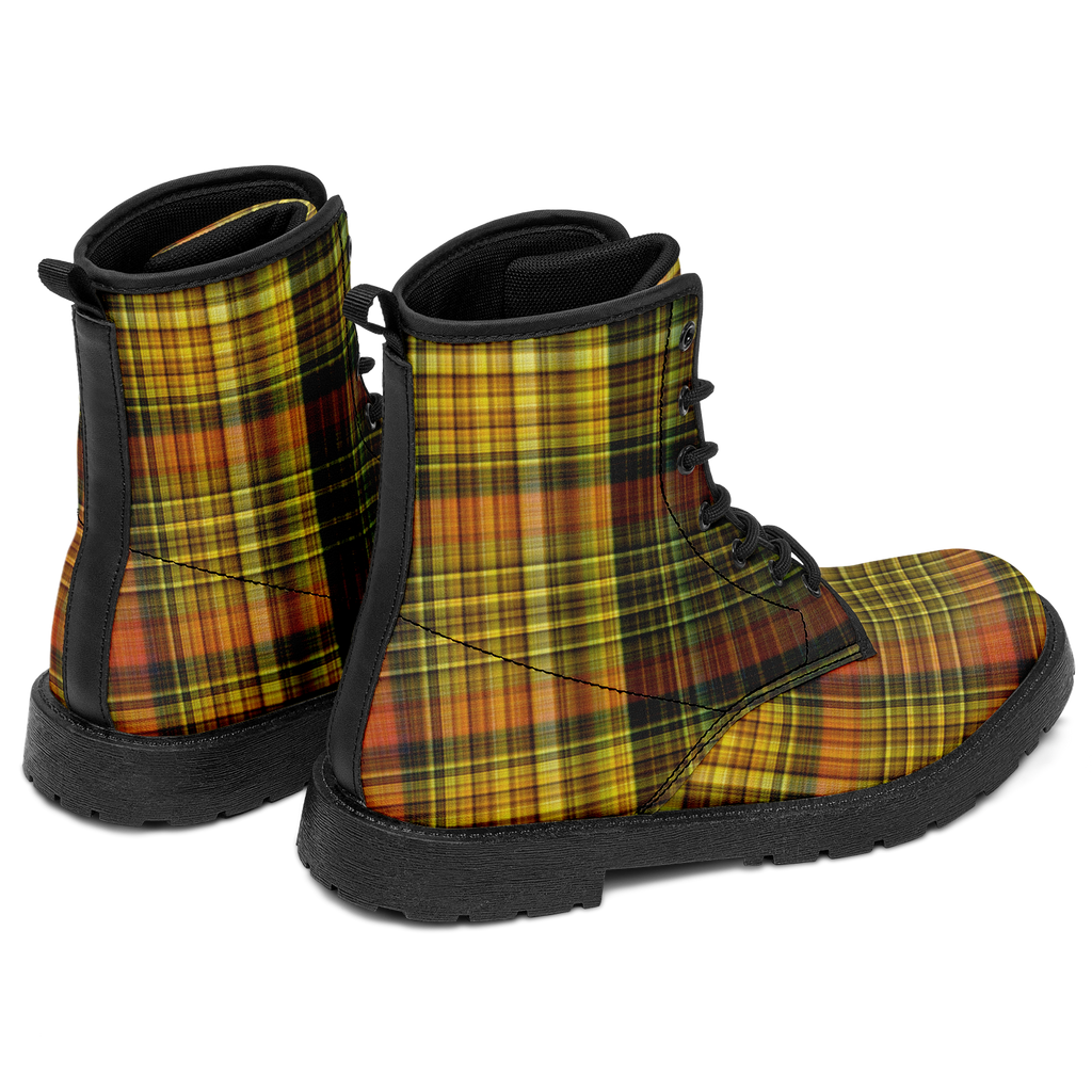 N | city strider boot | yellow plaid