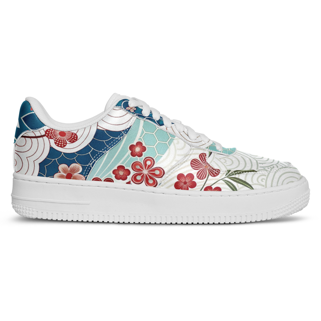 WOMEN'S MOMENTUM LOW-CUT SNEAKERS | reddish florals