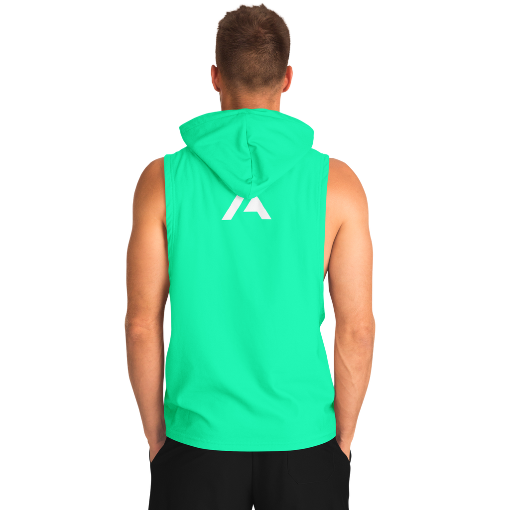 MEN'S BRIGHT SIDE COLLECTION | SLEEVELESS HOODIE | mint