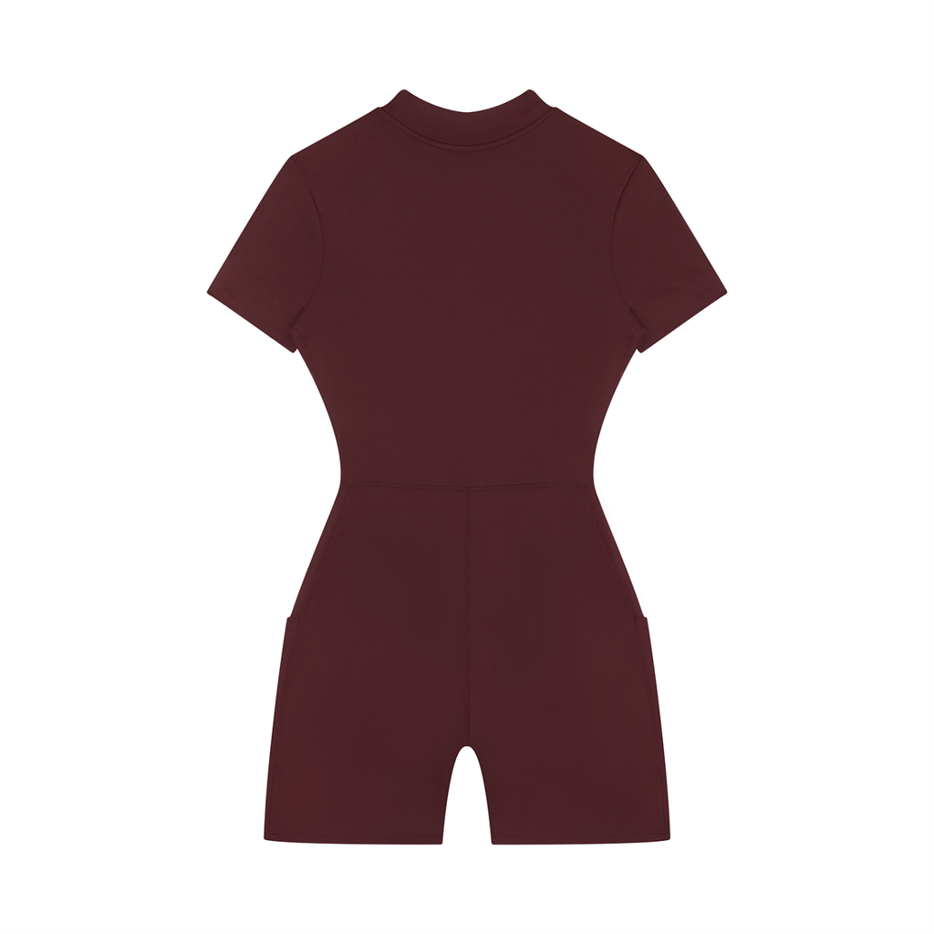 all,arcaprl,quarter,zip,short,sleeve,romper,women,womens,woman,womans,upper,body,wo0012