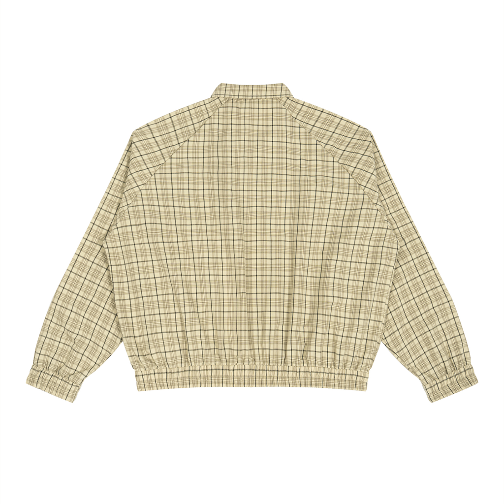 Unisex Plaid Full-Zip Track Jacket
