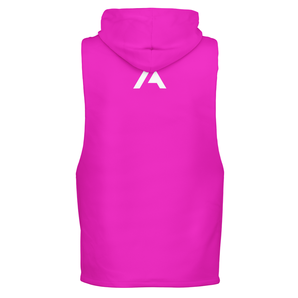 MEN'S BRIGHT SIDE COLLECTION | SLEEVELESS HOODIE | cherry popsicle