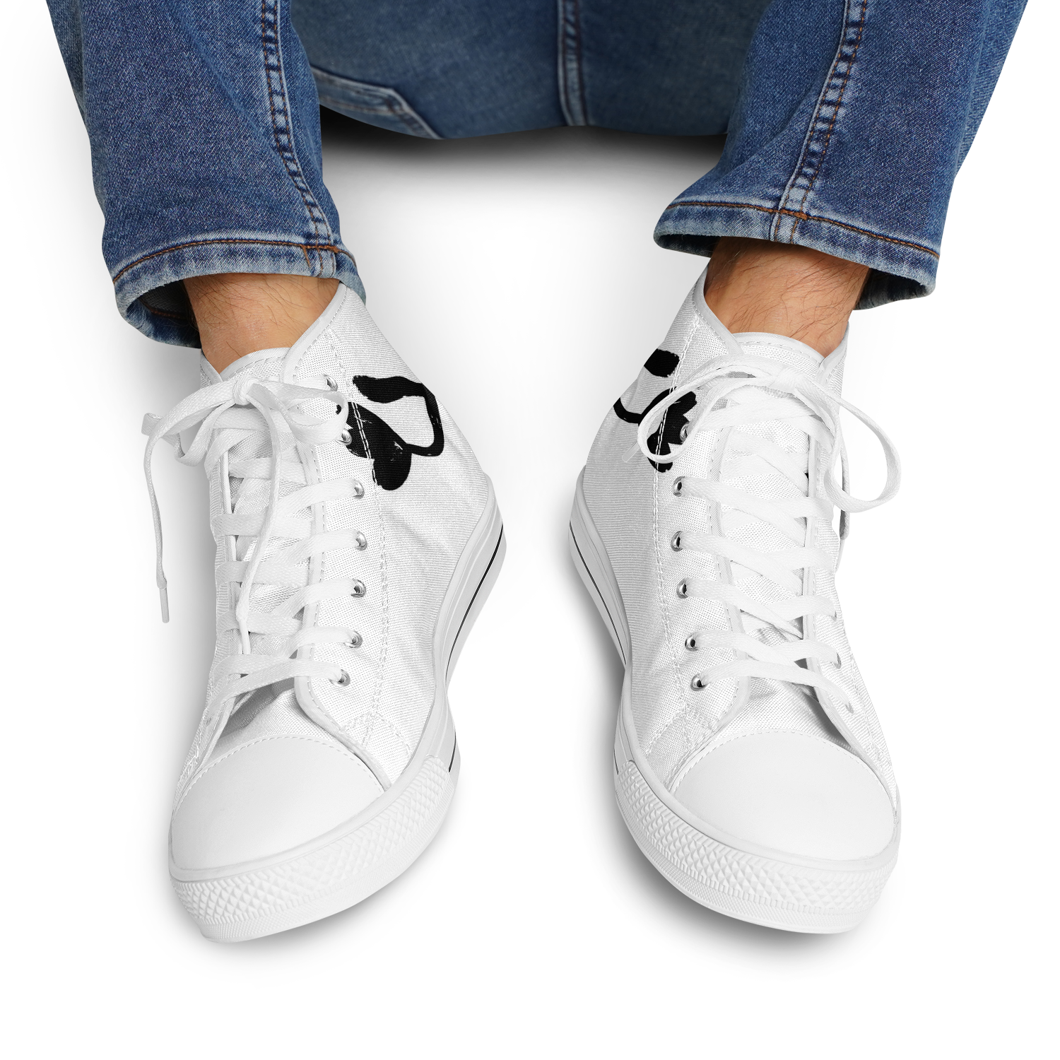 N | SNEAK | tulip pattern high top