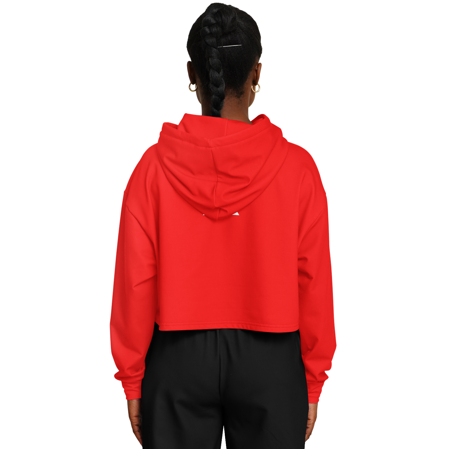 WOMEN'S SUMMIT CROPPED HOODIE | really red
