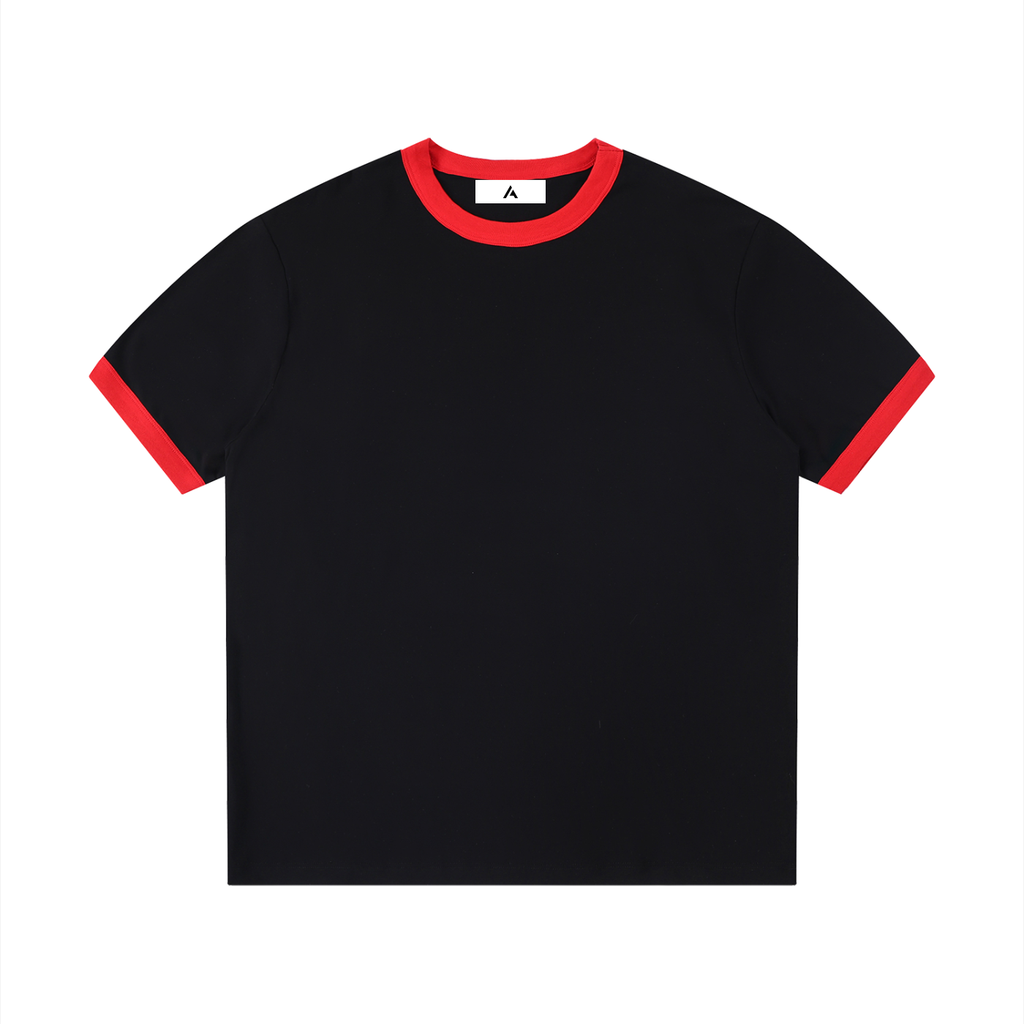 all,arcaprl,contrast,edge,ribbed,crewneck,t-shirt,one-size,upper body,rt0046