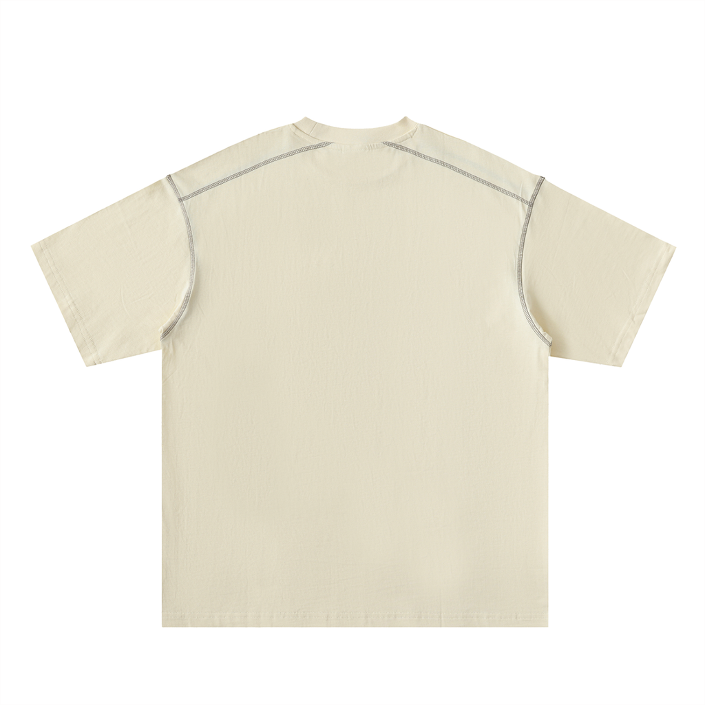 wath,all,womens athleisure,oversized,t-shirt,upper,body,contrast-stitched,women's,arcaprl