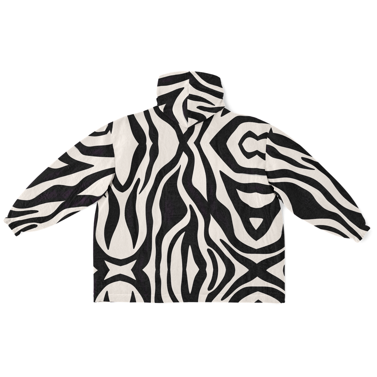 WOMEN'S SNUG HOODIE | zebra print