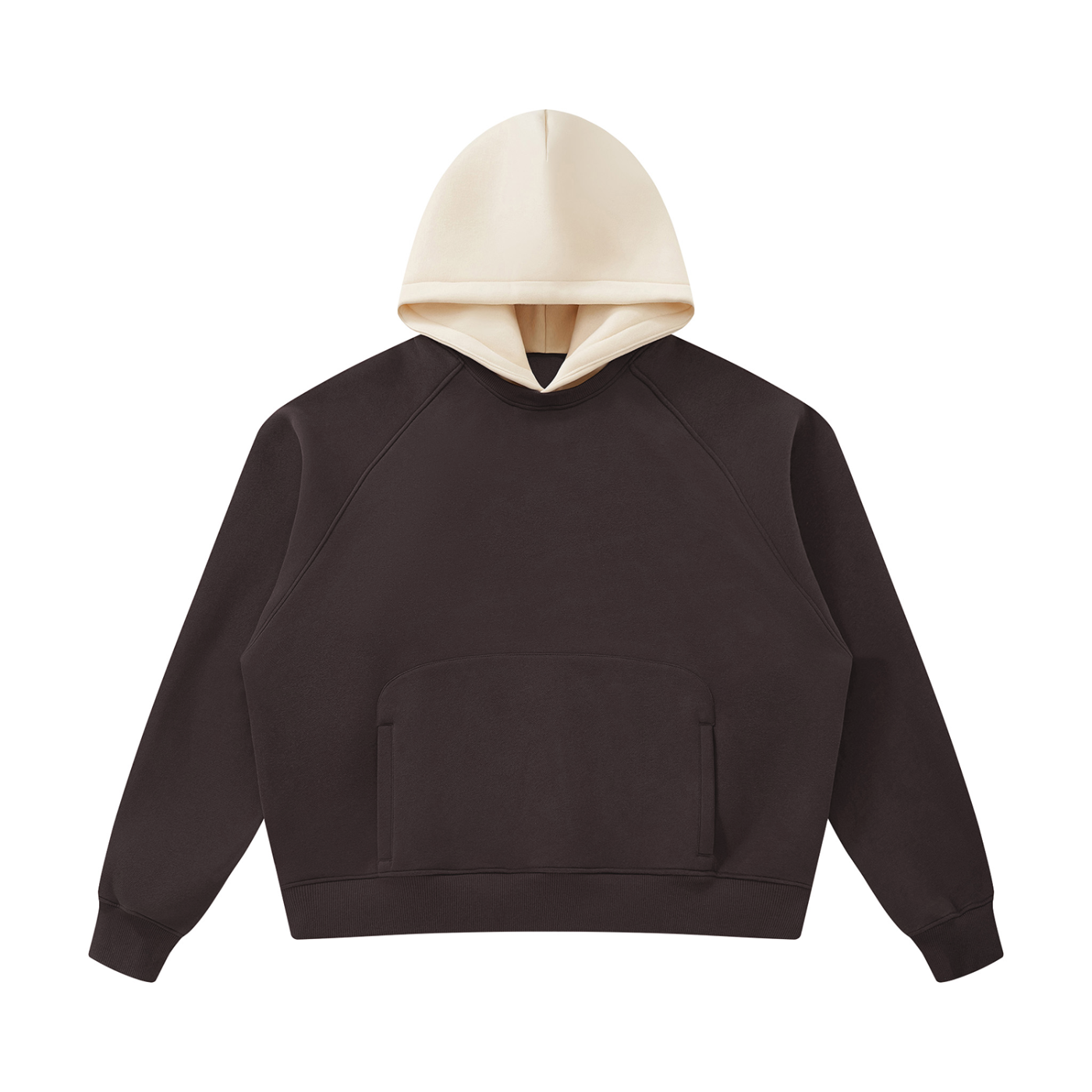 all,arcaprl,one,size,fleece,raglan,color,colour,block,hoodie,upper,body