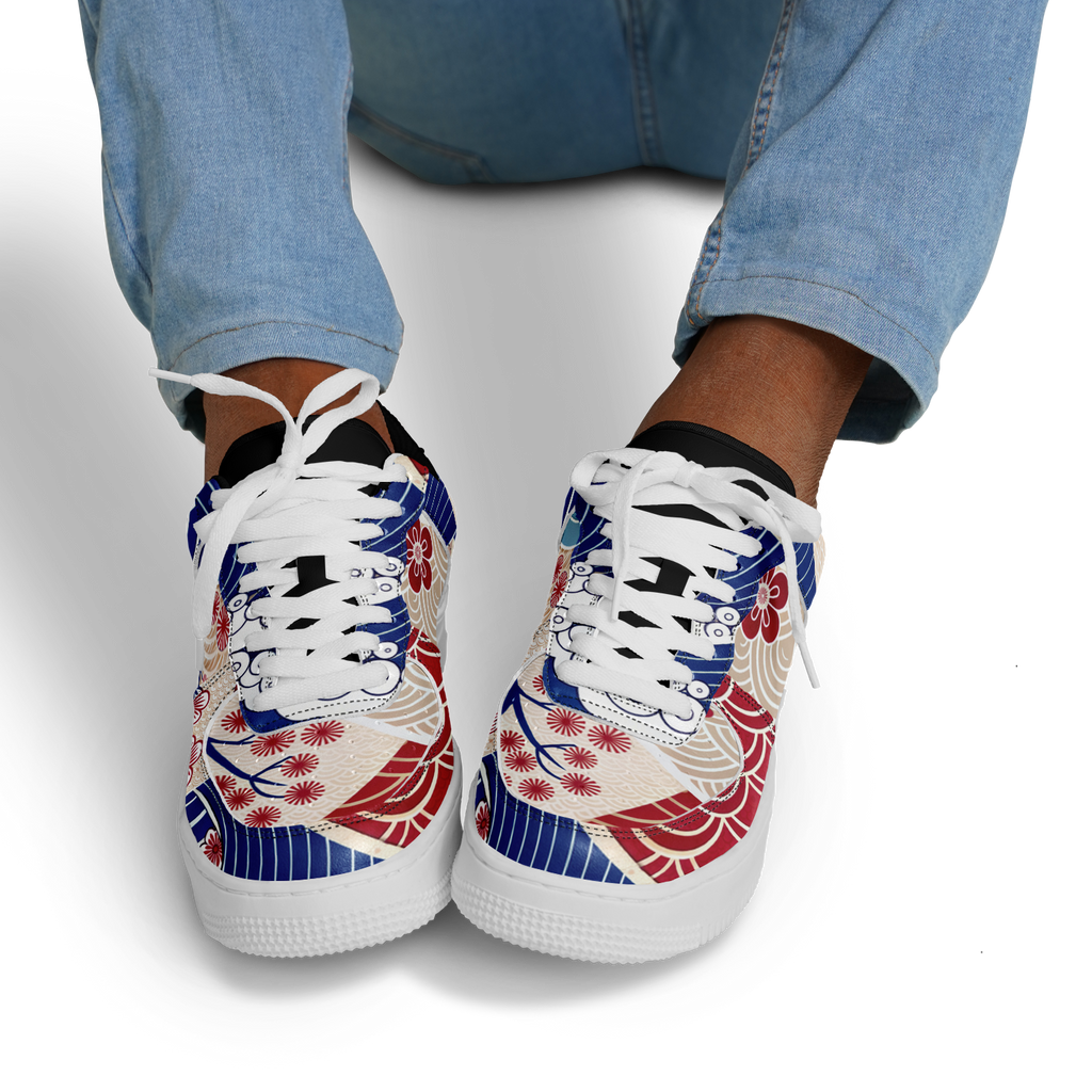 MEN'S MOMENTUM LOW-CUT SNEAKERS | waves pattern
