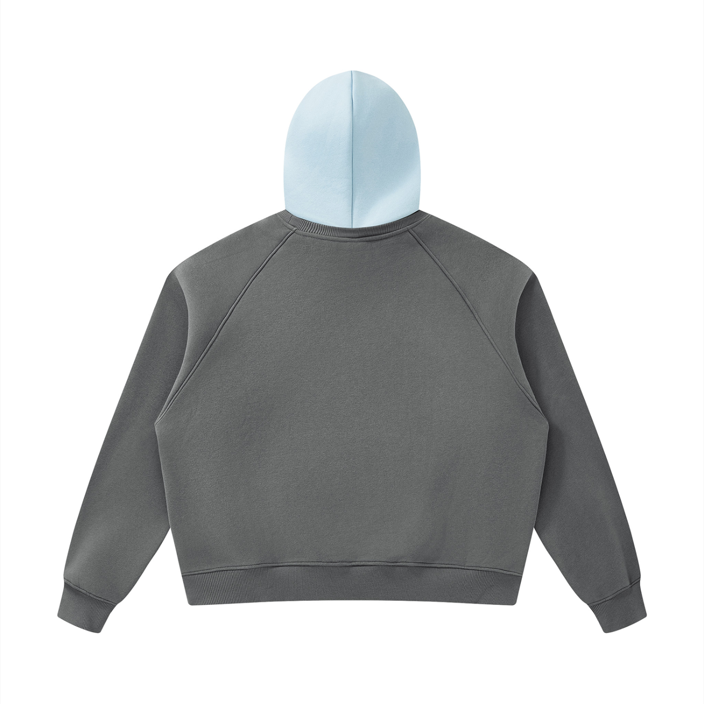 all,arcaprl,one,size,fleece,raglan,color,colour,block,hoodie,upper,body