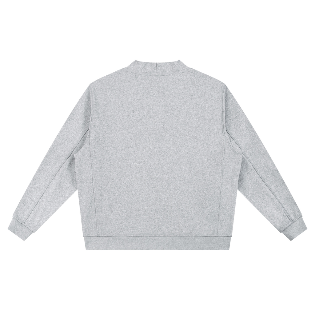 M | essential heavyweight sweat cardigan