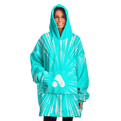 Turquoise Time Warp Rest-Day Hoodie - Arcadia Apparel