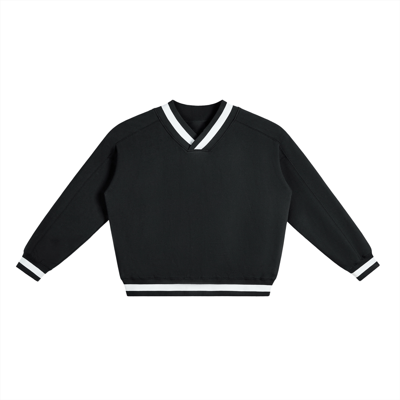 neutral,new,all,v-neck,collar,sweatshirt,boxy,oversized,contrast,nath