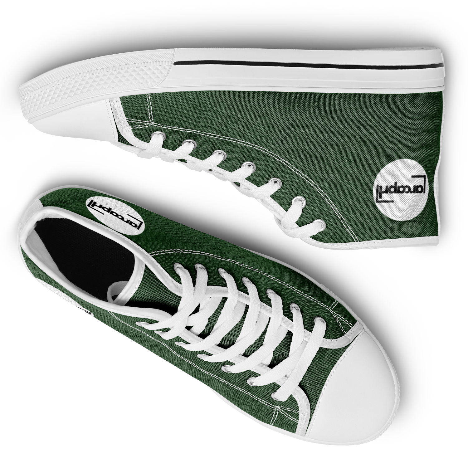 WOMEN'S PINNACLE HIGH TOP SNEAKERS | forest green