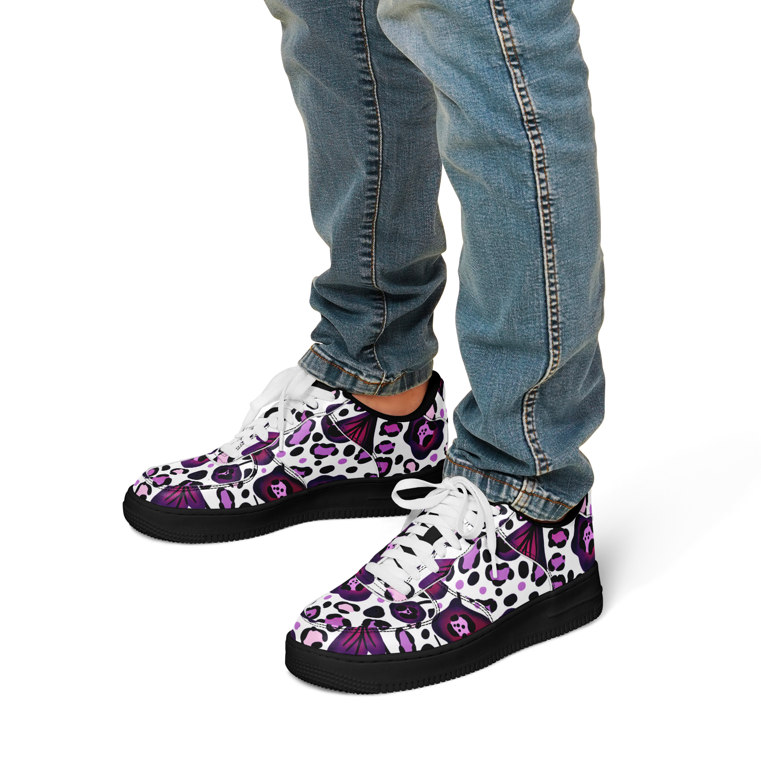 N | core low tops | flwrpwr | pattern 2 - Arcadia Apparel