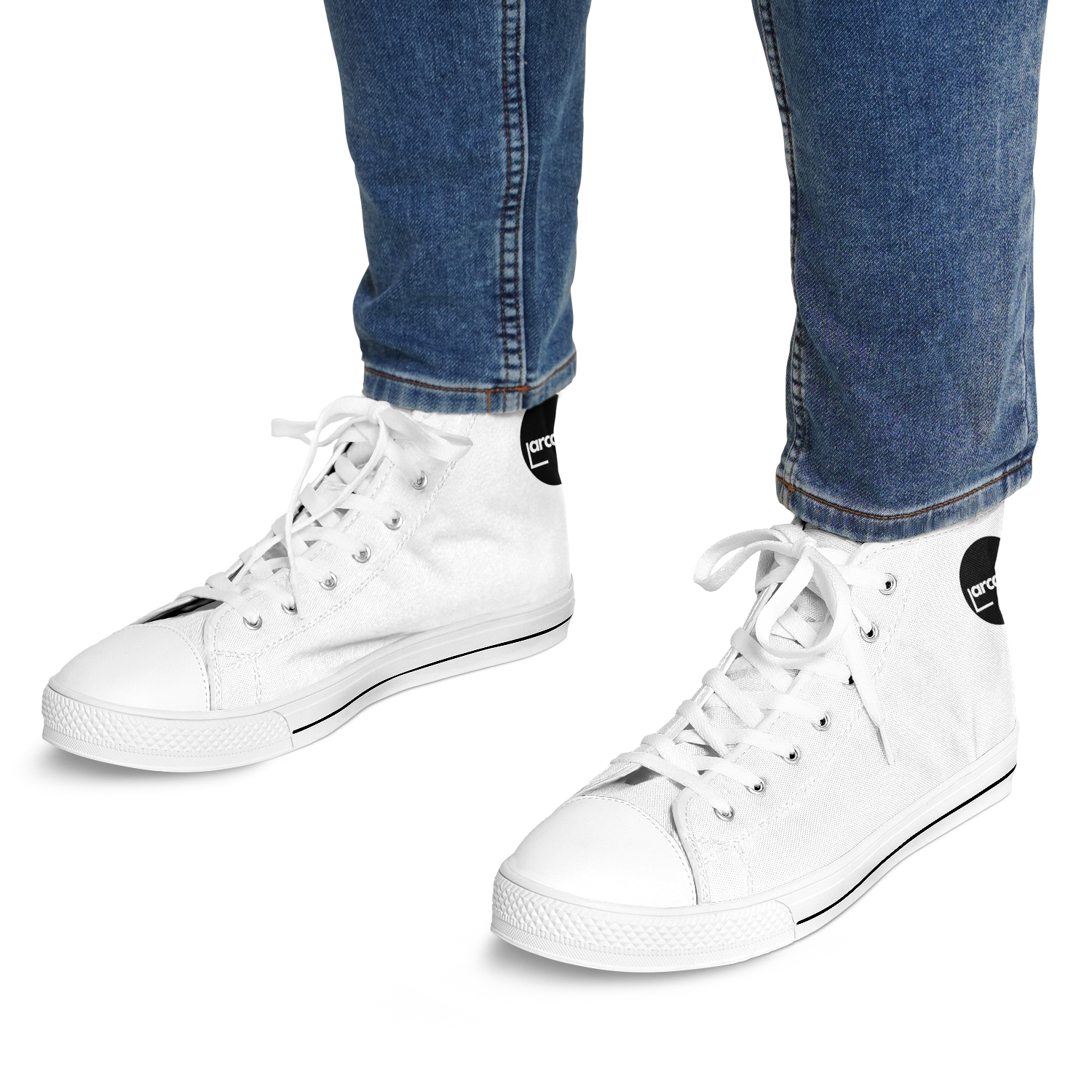 MEN'S PINNACLE HIGH TOP SNEAKERS | white