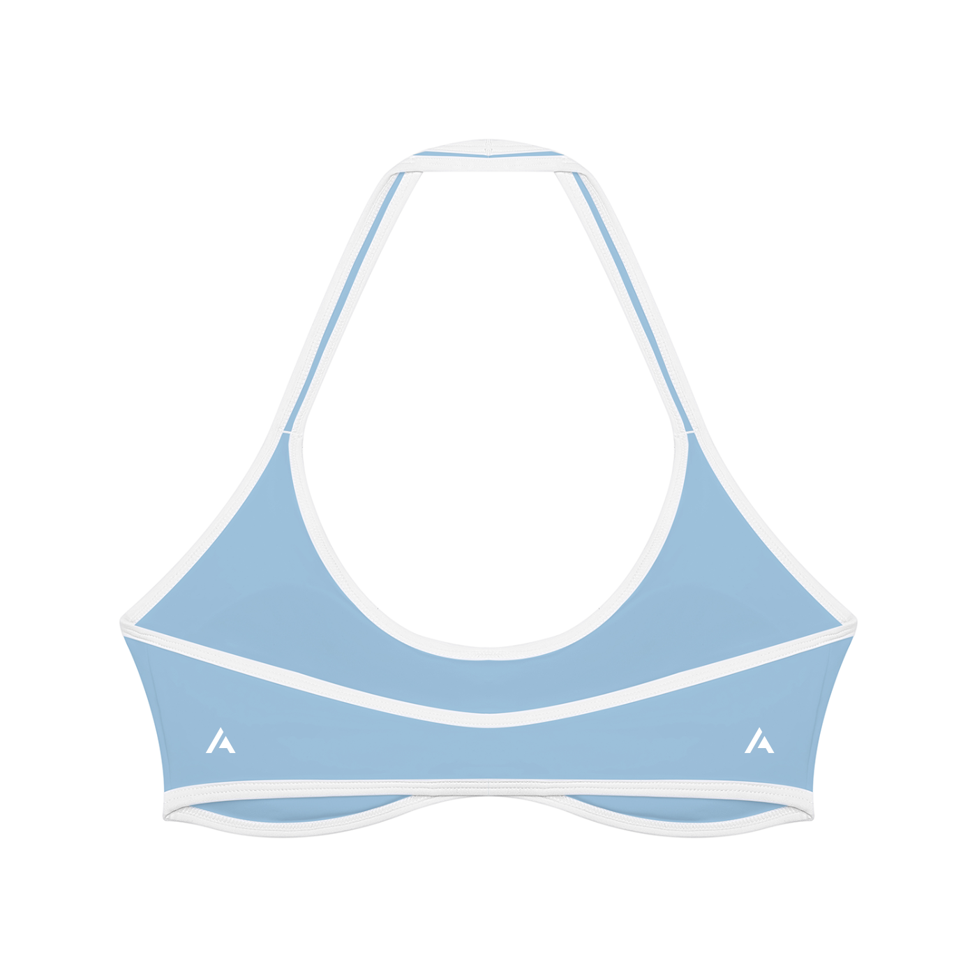 W | halter colour block yoga sports bra