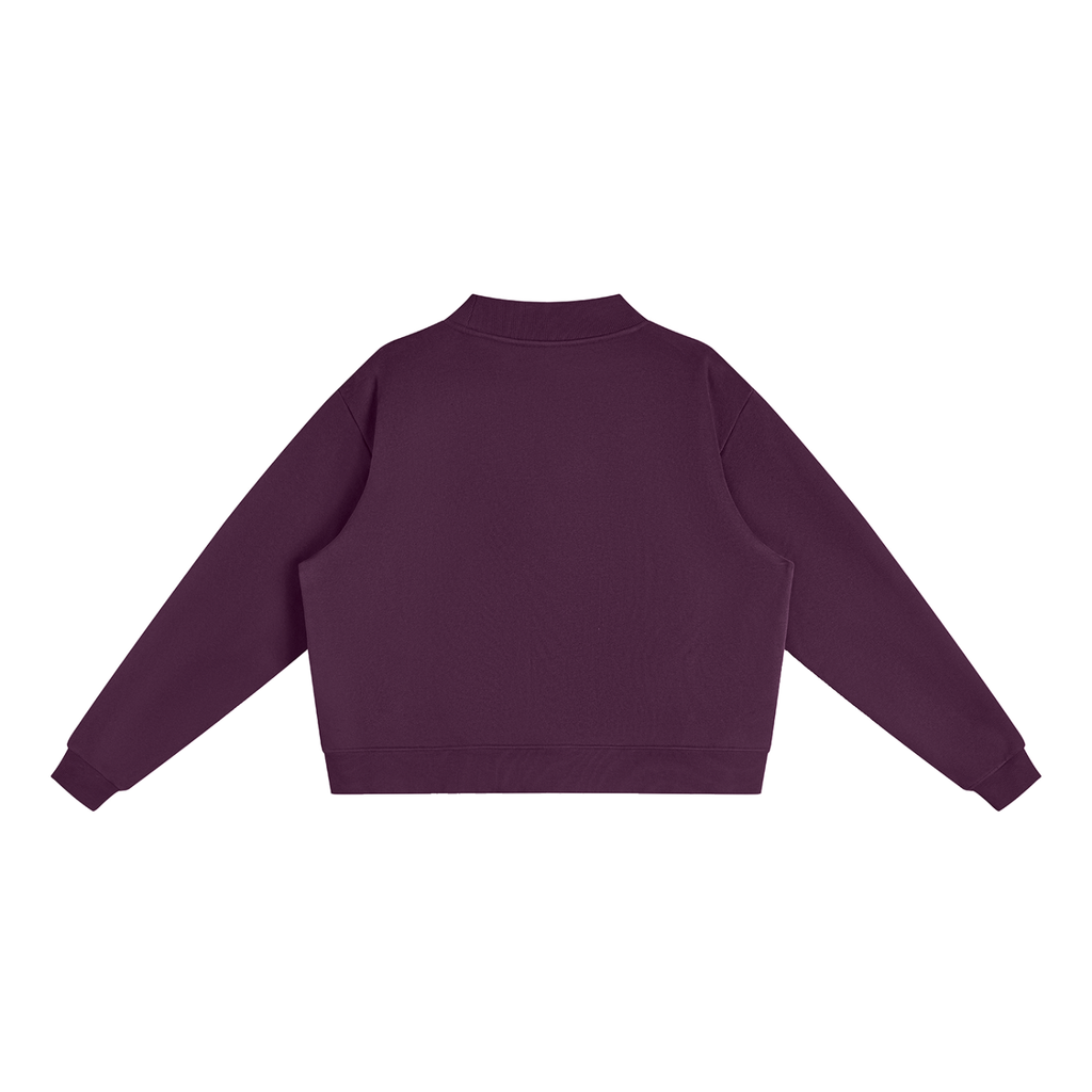 all,arcaprl,womens,womans,women,woman,W,essential,fleece,mock,neck,crew,sweatshirt,upper,body,upperbody