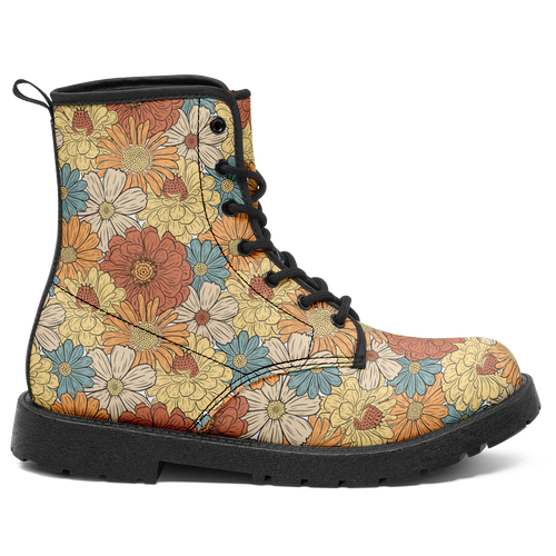 N | city strider boots | flwrpwr pattern 5 - Arcadia Apparel