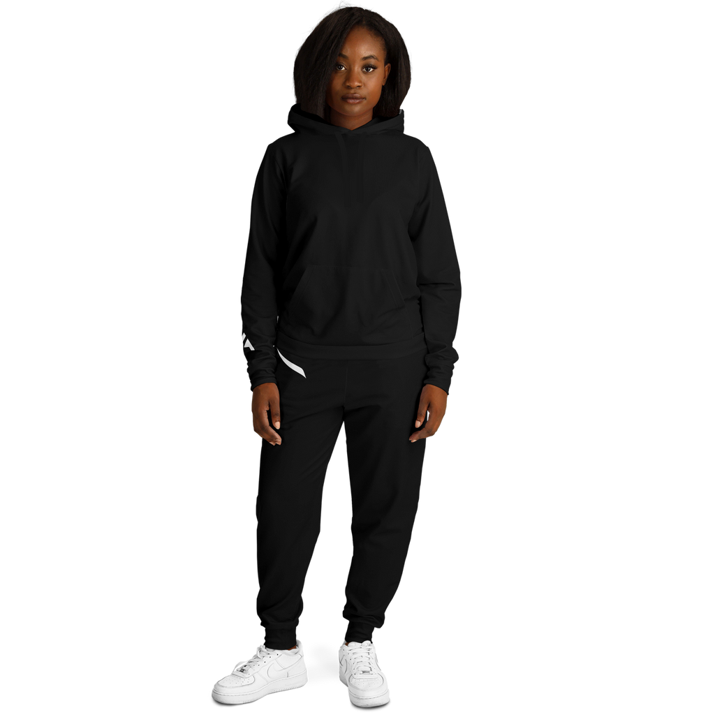 WOMEN'S MOMENTUM DUO | hoodie & jogger | black - Arcadia Apparel