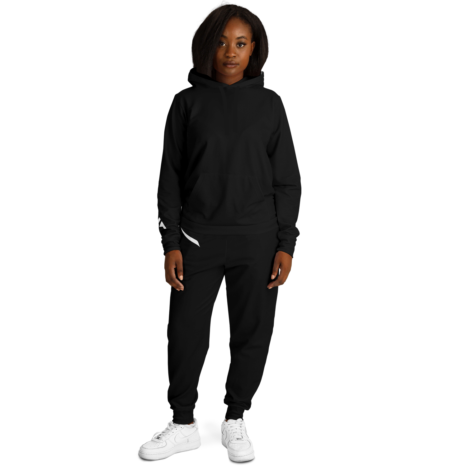 WOMEN'S MOMENTUM DUO | hoodie & jogger | black - Arcadia Apparel