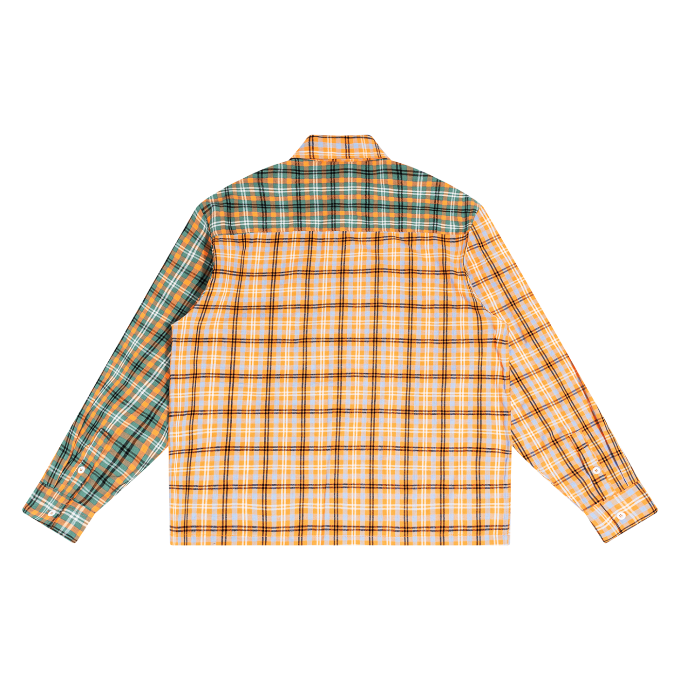 ut0132,all,arcaprl,one,size,oversized,plaid,color,colour,collar,block,shirt,upper,body