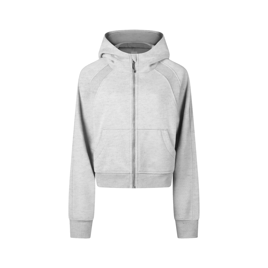 WOMEN'S ZIP-THROUGH HOODIE | cropped - Arcadia Apparel