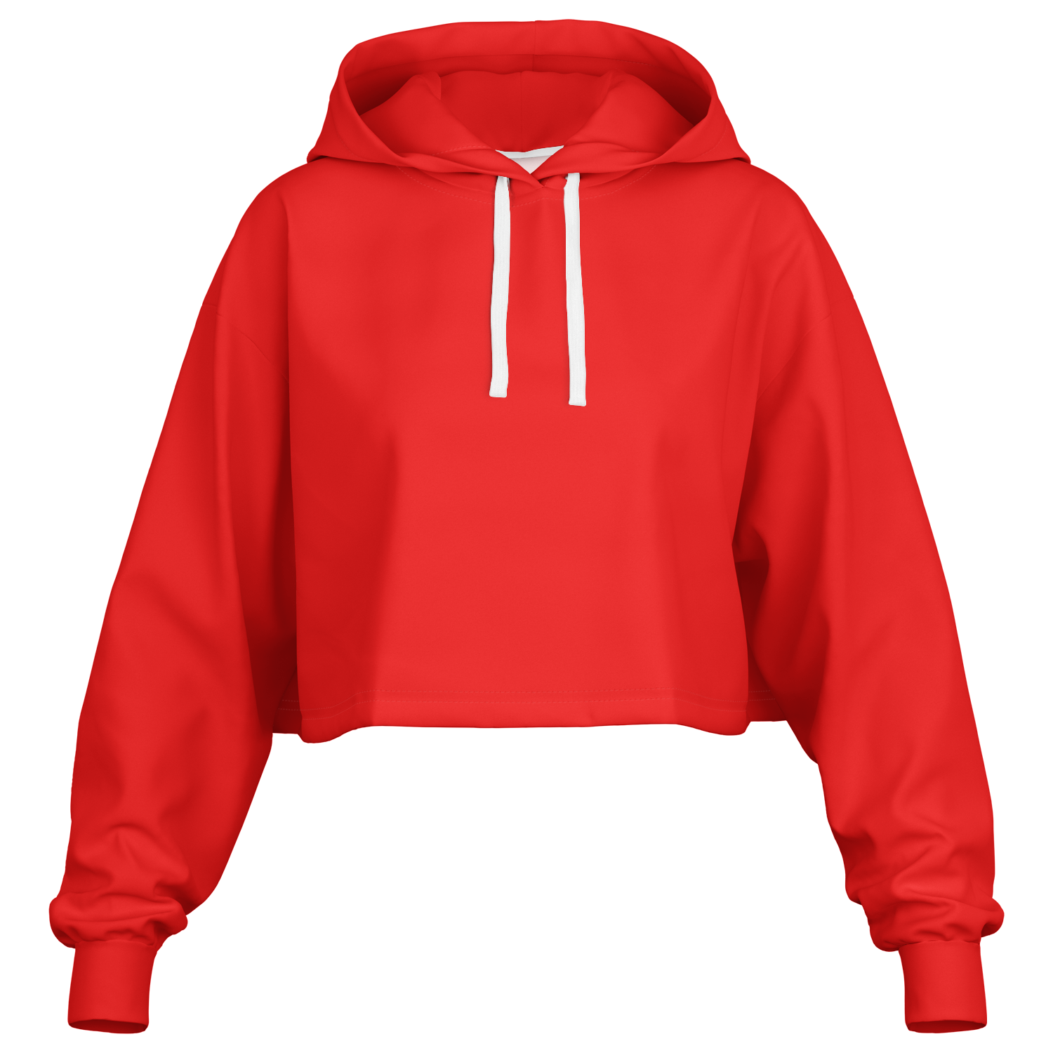 WOMEN'S SUMMIT CROPPED HOODIE | really red