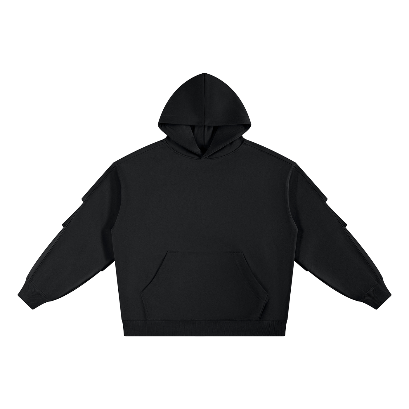 all,arcaprl,ut0229,one,size,upper,body,heavyweight,ruched,sleeves,hoodie