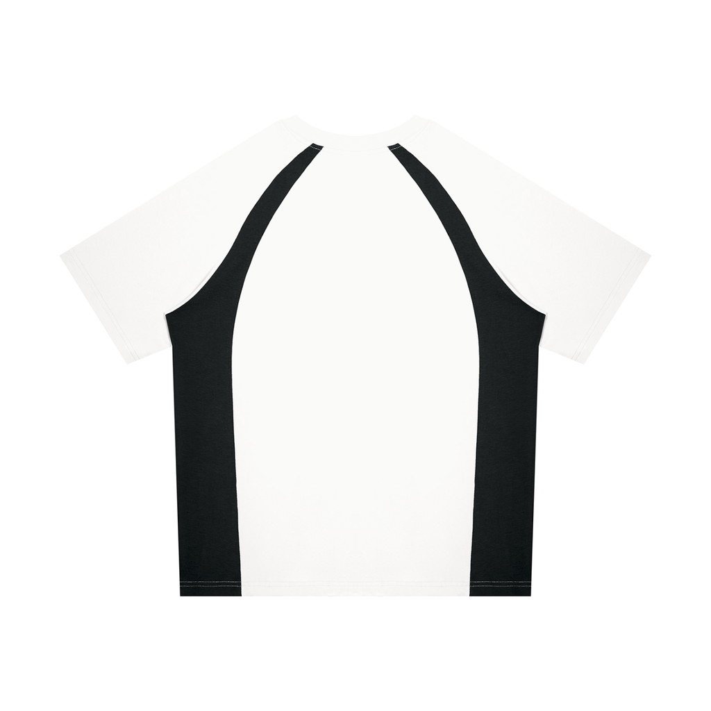 O | raglan colour block t-shirt | 8o