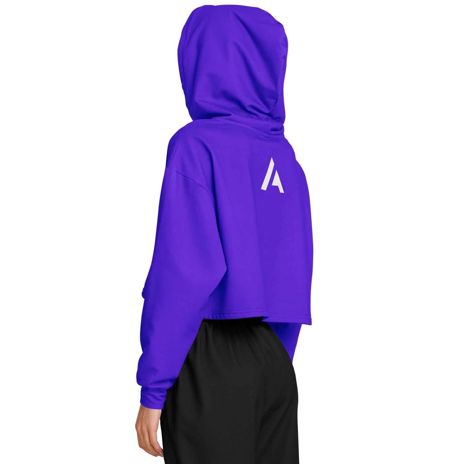 WOMEN'S SUMMIT CROPPED HOODIE | violet