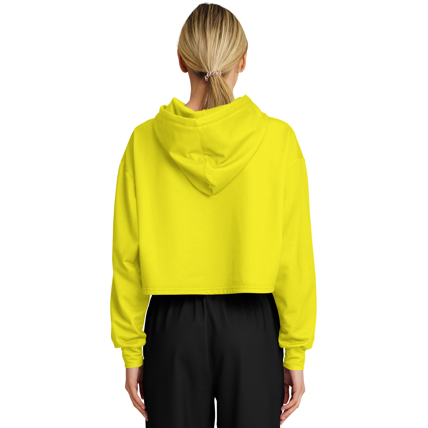 WOMEN'S SUMMIT CROPPED HOODIE | citrus
