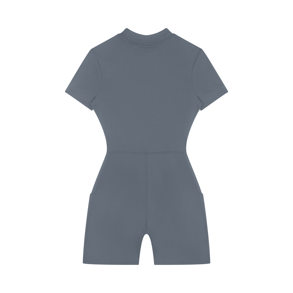 all,arcaprl,quarter,zip,short,sleeve,romper,women,womens,woman,womans,upper,body,wo0012