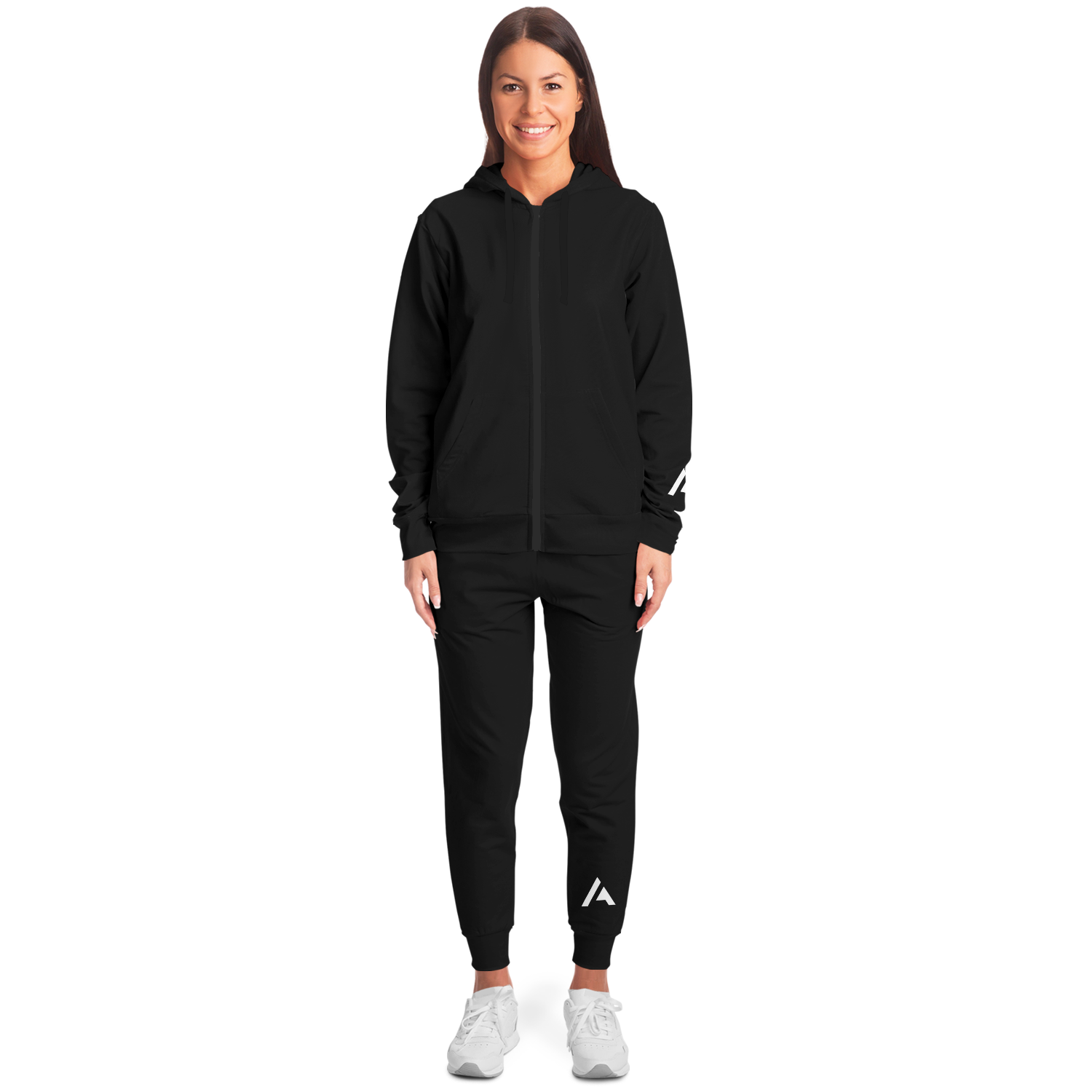WOMEN'S ZIPT DUO | ziphoodie & jogger | black