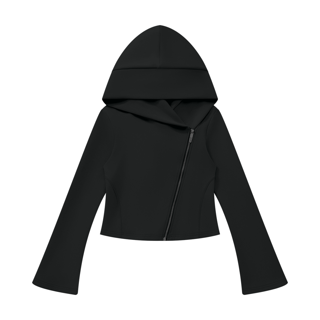 all,arcaprl,bell,sleeve,full,zip,fullzip,hoodie,slim,fit,slimfit,upperbody,upper,body,women,woman,womens,womans
