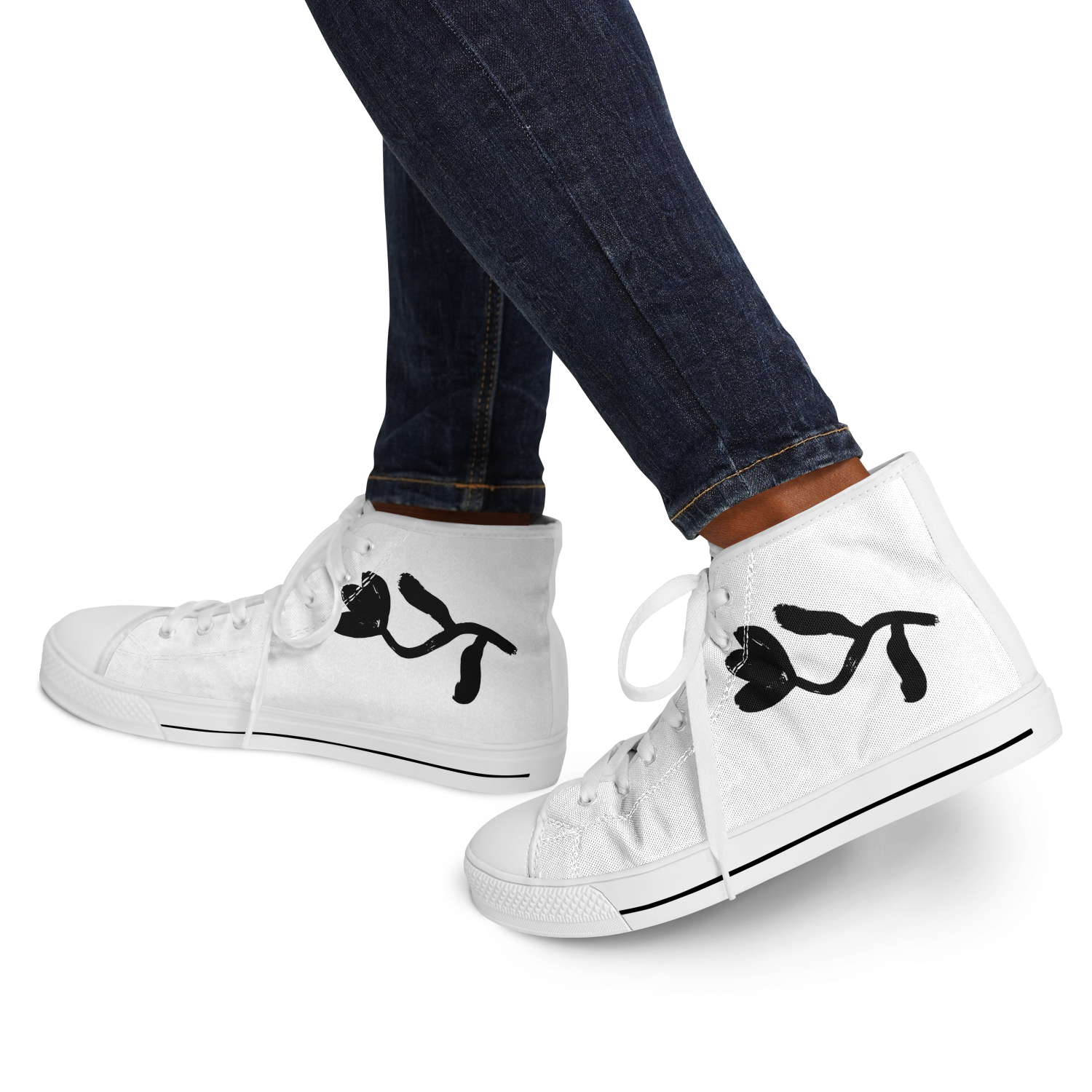 N | SNEAK | tulip pattern high top