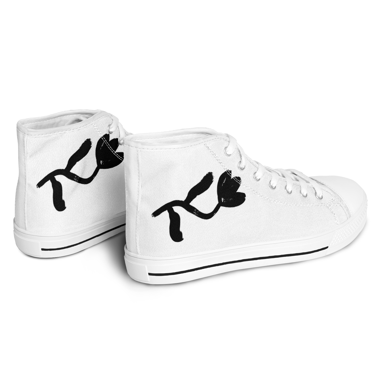 N | SNEAK | tulip pattern high top