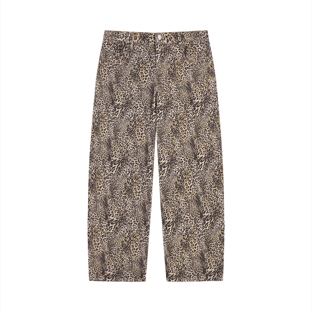 all,arcaprl,ub0036,vintage,wash,leopard,wide,leg,jeans,100,cotton,one,size,lower,body
