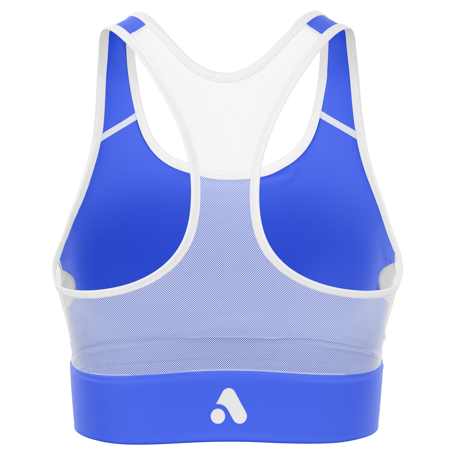 Royal Blue Mesh Padded Sports Bra - Arcadia Apparel