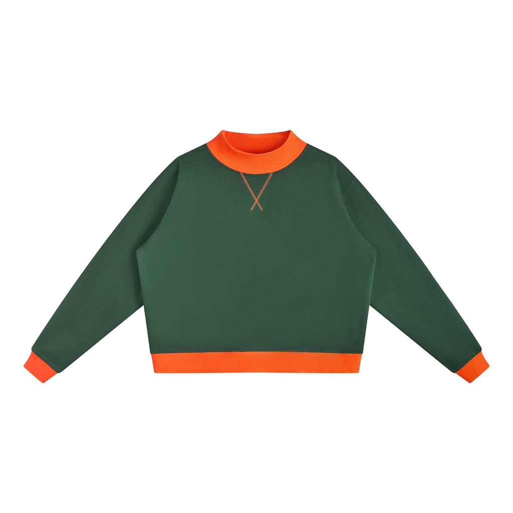 all,arcaprl,mock,neck,crewneck,sweatshirt,upper,body,womens,women,womans,woman