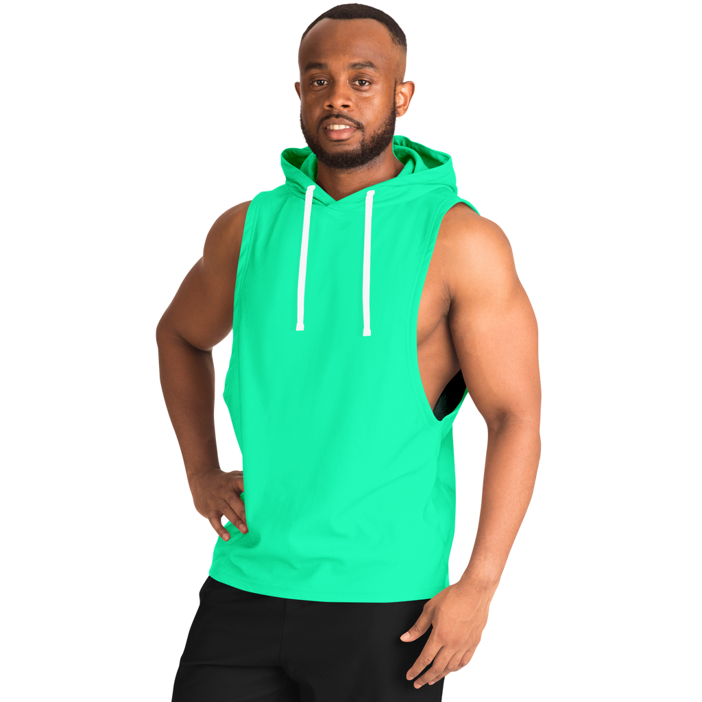 MEN'S BRIGHT SIDE COLLECTION | SLEEVELESS HOODIE | mint