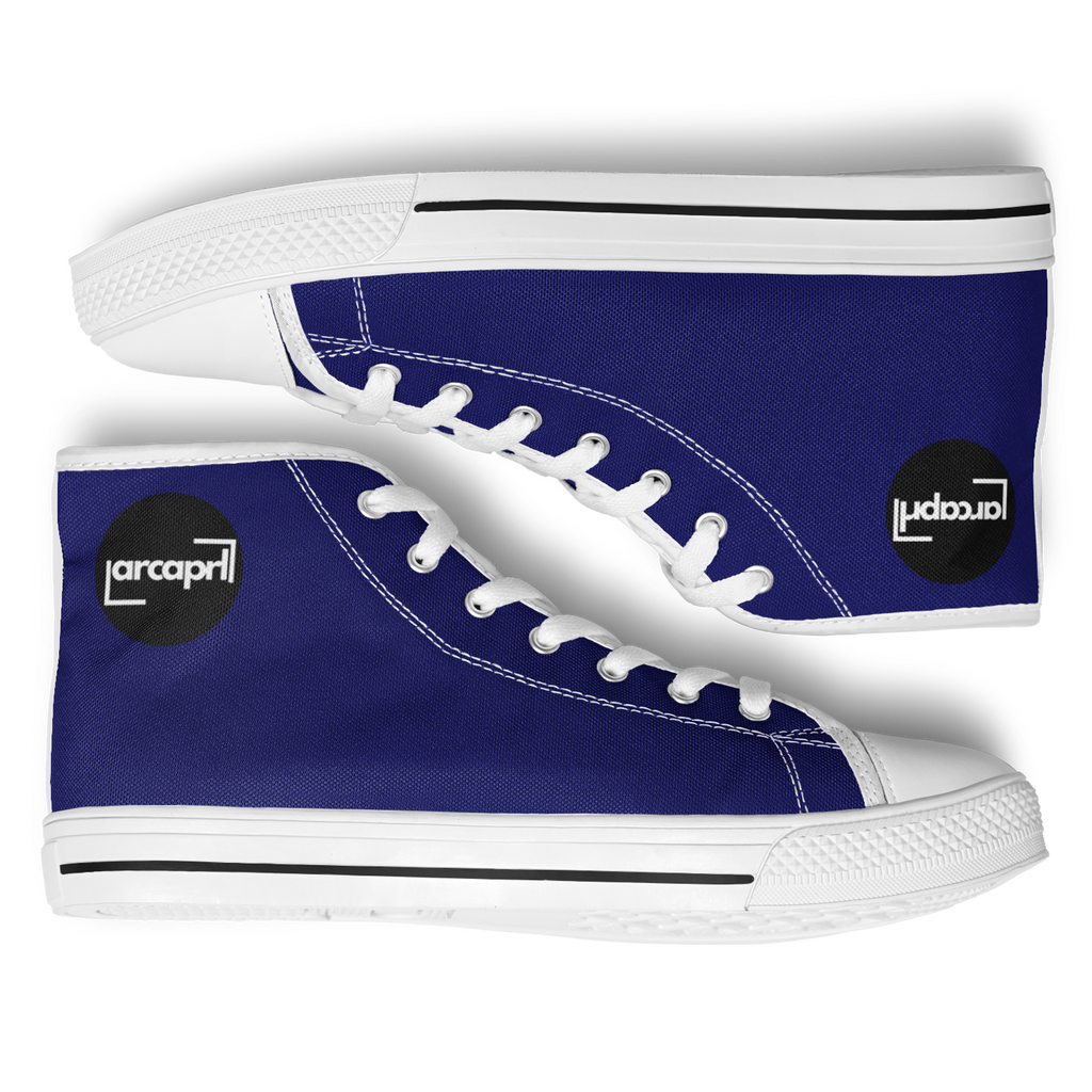 WOMEN'S PINNACLE HIGH TOP SNEAKERS | navy