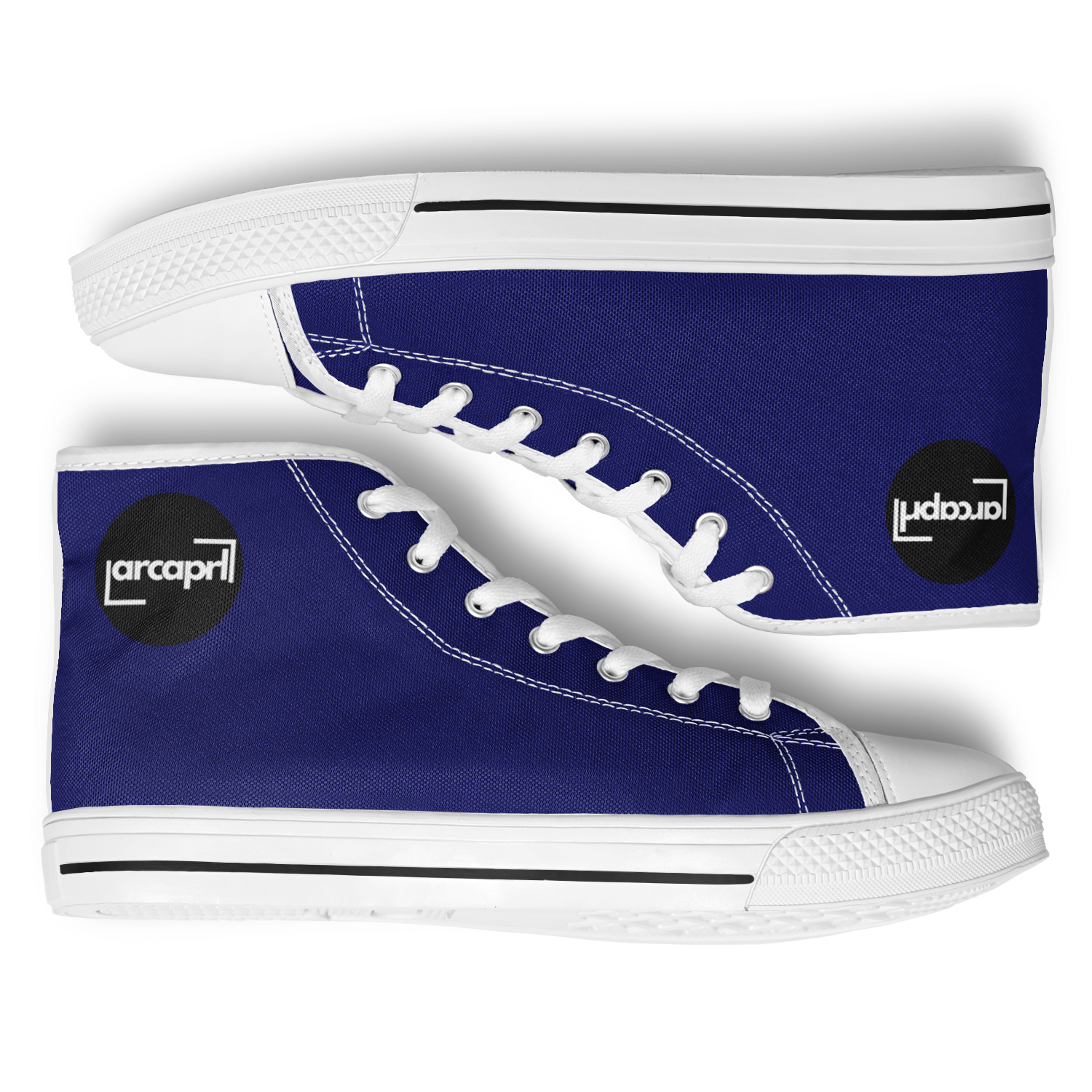WOMEN'S PINNACLE HIGH TOP SNEAKERS | navy