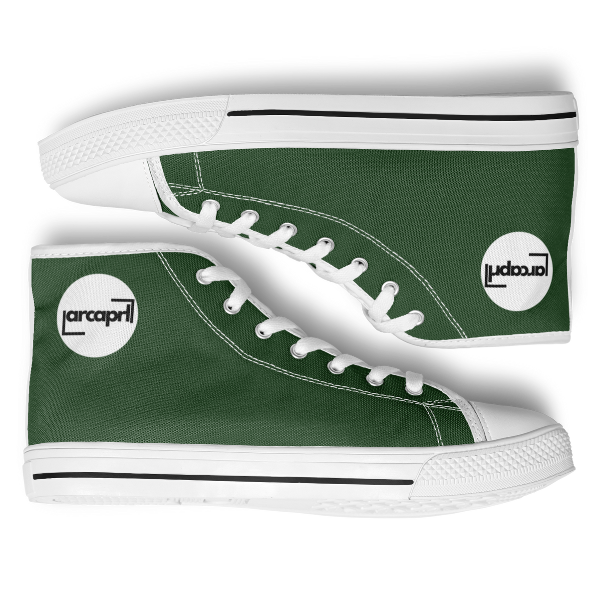 MEN'S PINNACLE HIGH TOP SNEAKERS | forest green