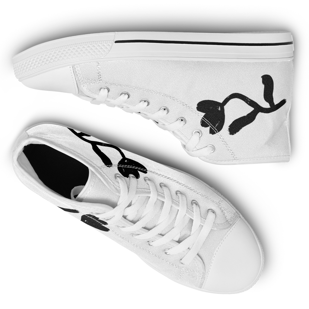 N | SNEAK | tulip pattern high top